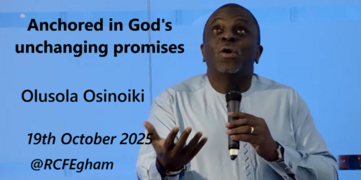 Anchored in God's unchanging Promises