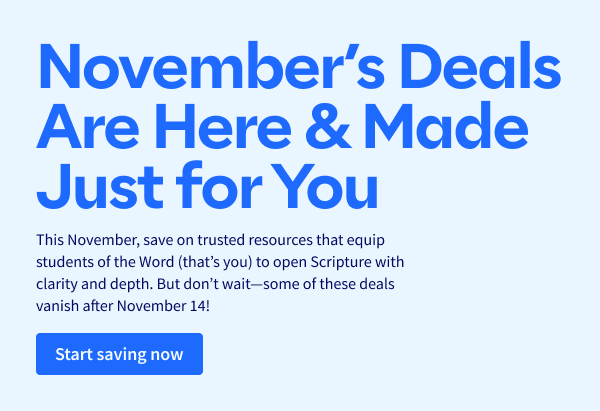 November's Deals Are Here & Made Just for You
