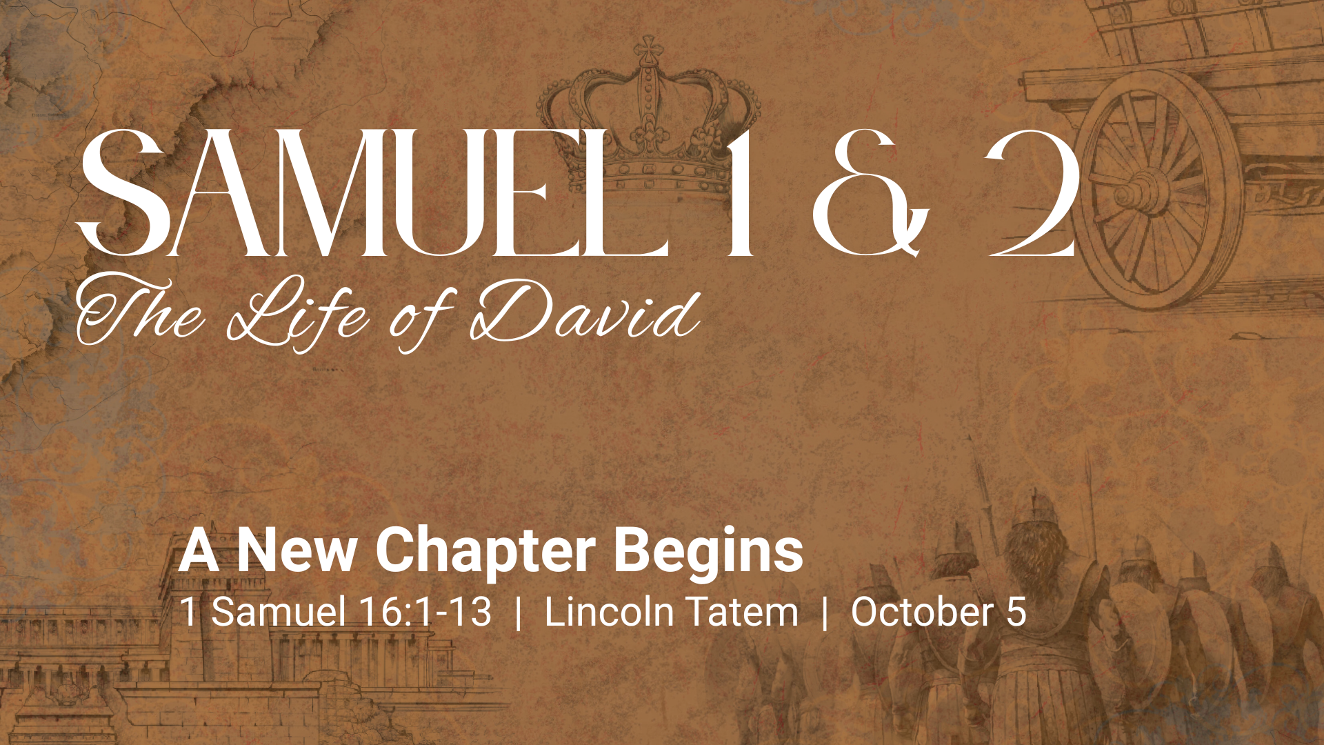 25/10/05 - A New Chapter Begins