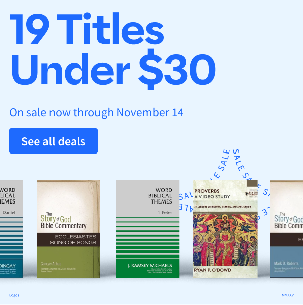 Logos Free Book 19 under $30