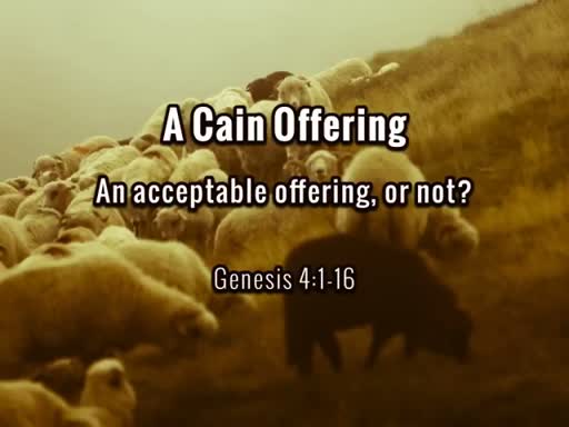 A Cain Offering??? 