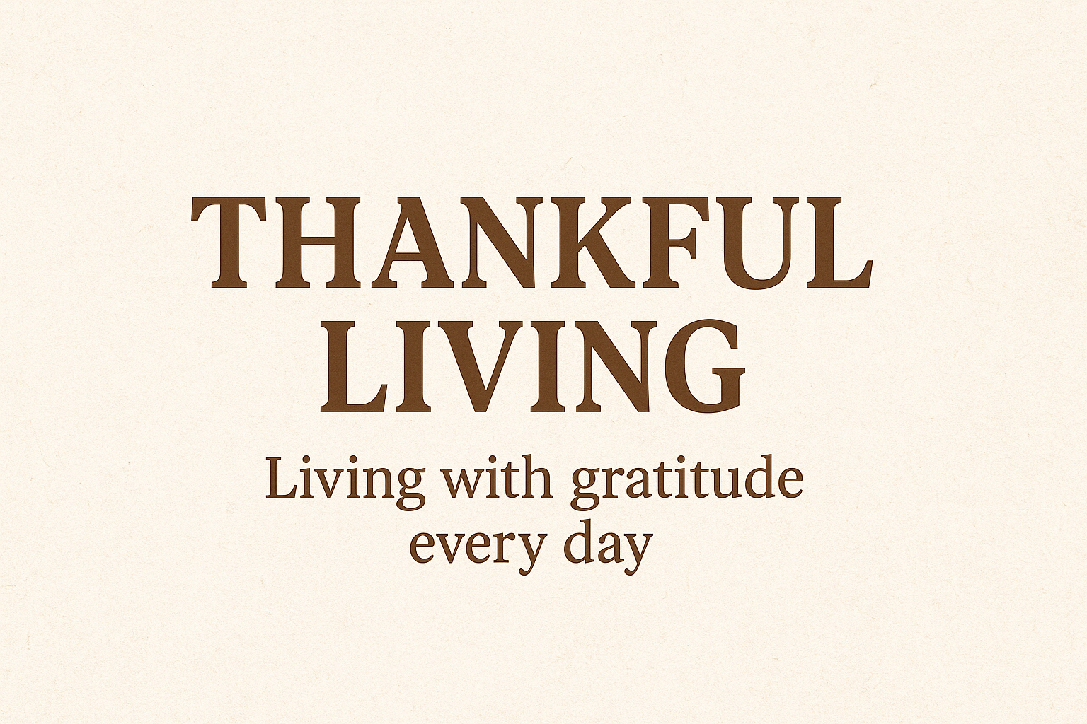 Give Thanks to the Lord