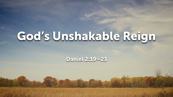God's Unshakable Reign