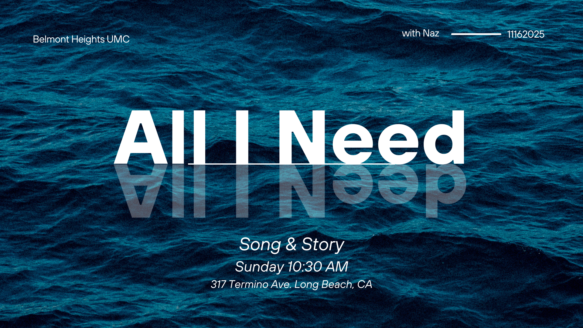 Worship 111625 All I Need