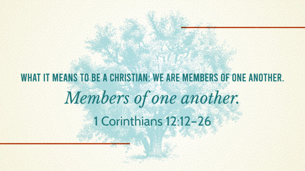 Members of one another.