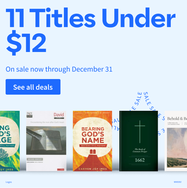 Logos Free Book 11 under $12
