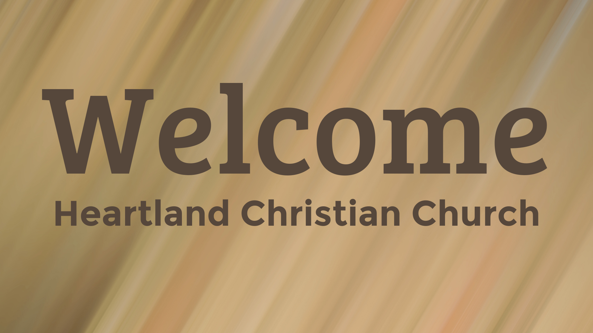 Main - HCC Sunday Service - November 16, 2025