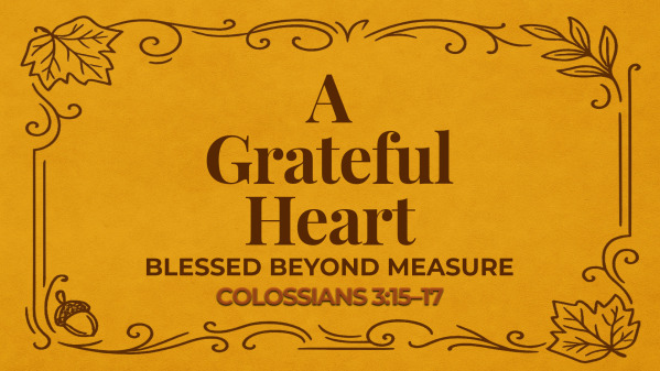 The Power of a Thankful Spirit