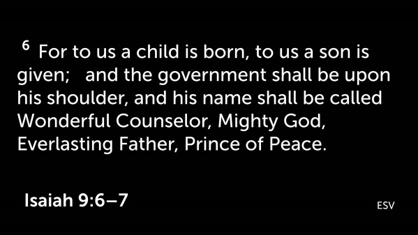 Week 2 Advent: PEACE - Christ is Peace