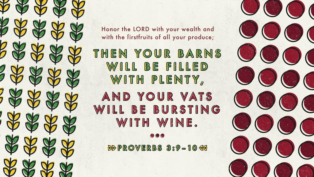 Proverbs 3:9–10 large preview