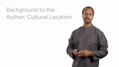 Author’s Cultural Location: Part 1