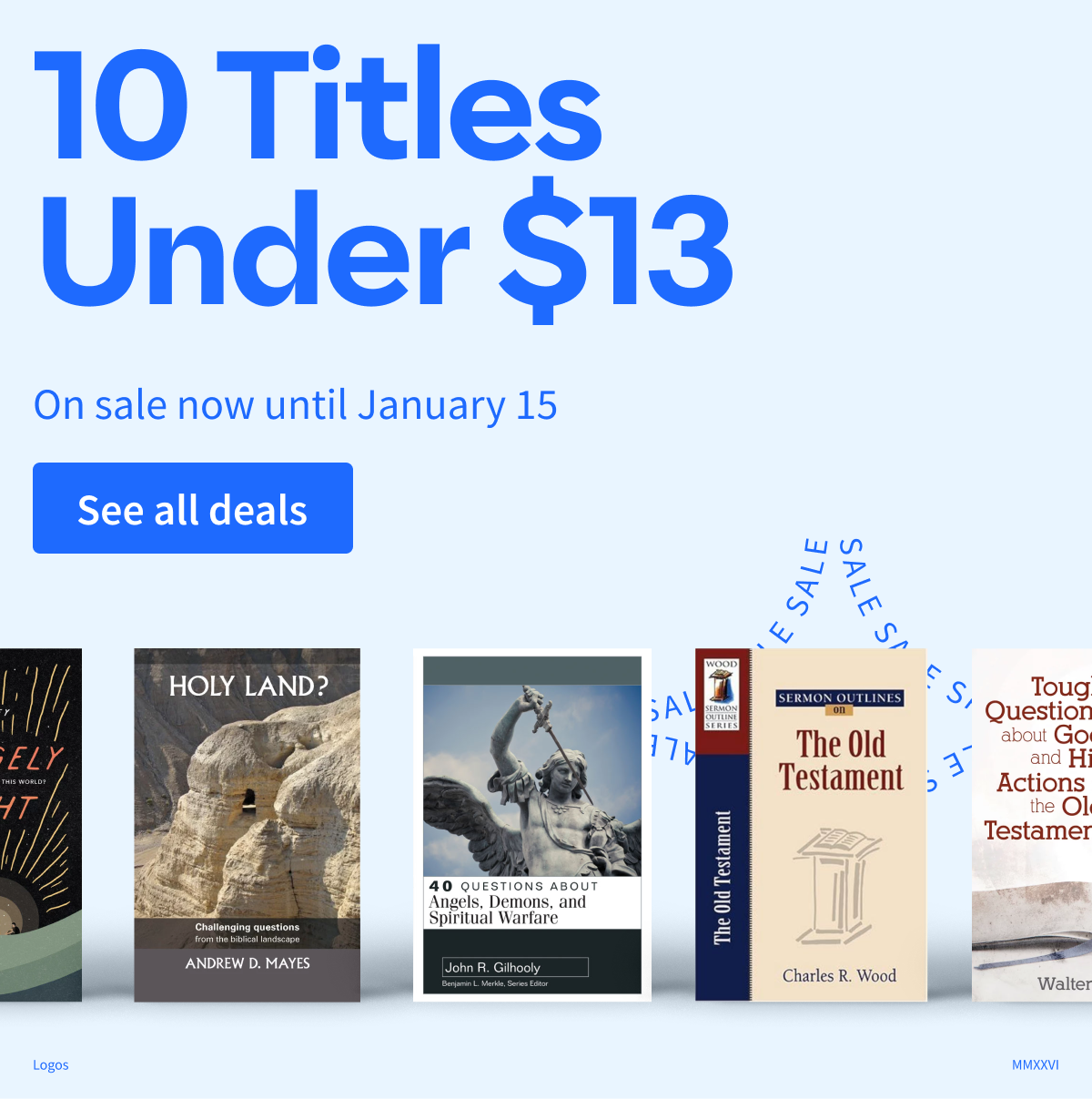 Logos Free Book 10 under $13