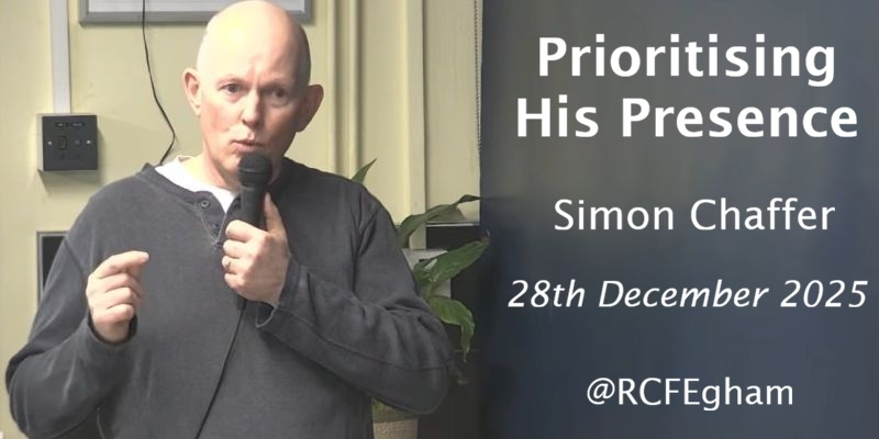 Prioritising His Presence