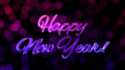 Festive Bokeh - Happy New Year  PowerPoint Photoshop image 1