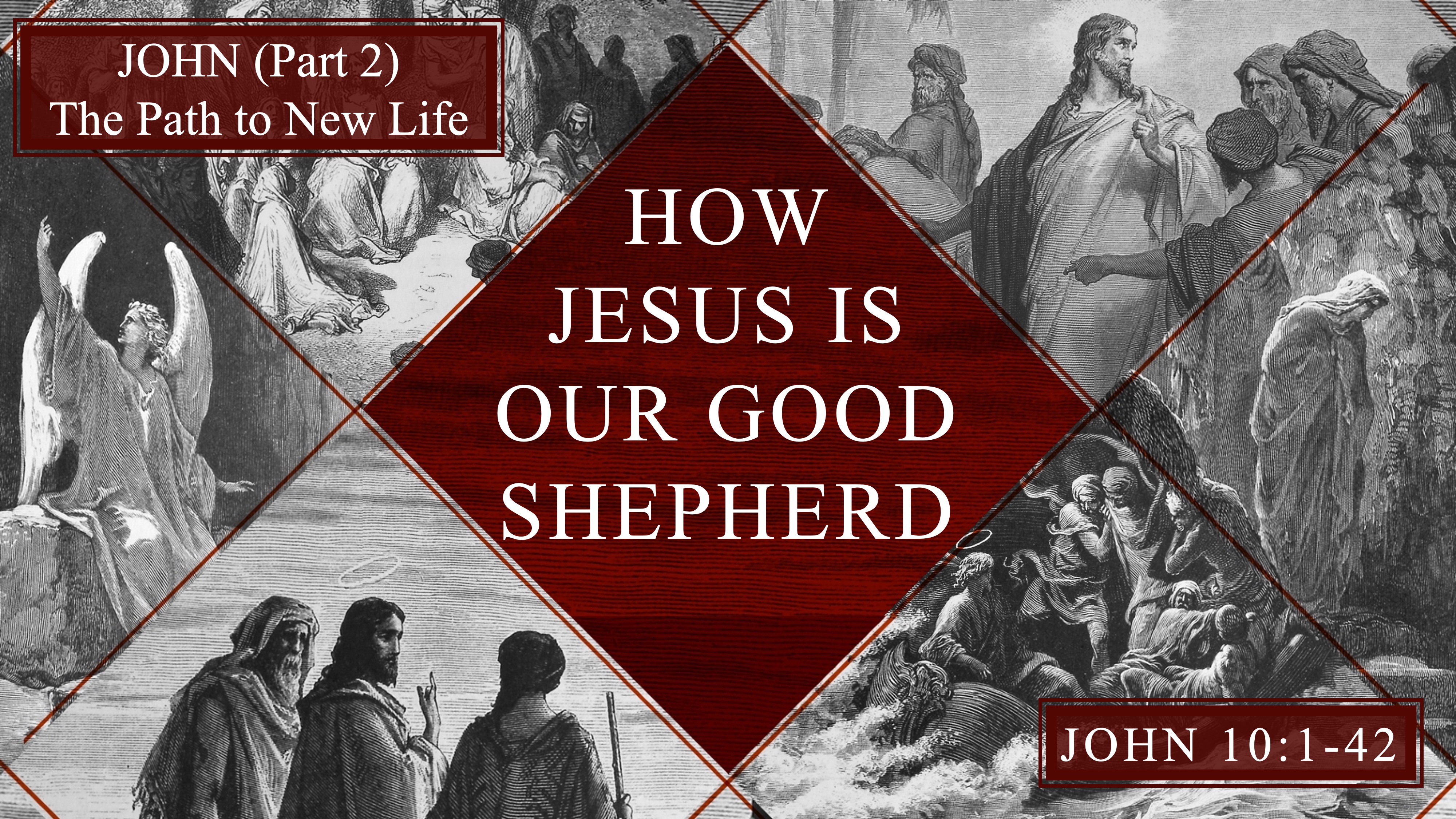 How Jesus Is Our Good Shepherd (John 10:1-42, Psalm 23)