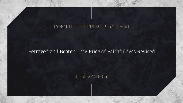 Betrayed and Beaten: The Price of Faithfulness Revised