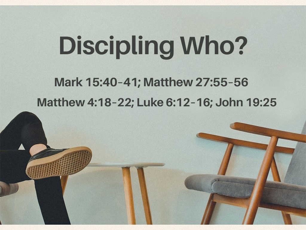 Discipling Who?