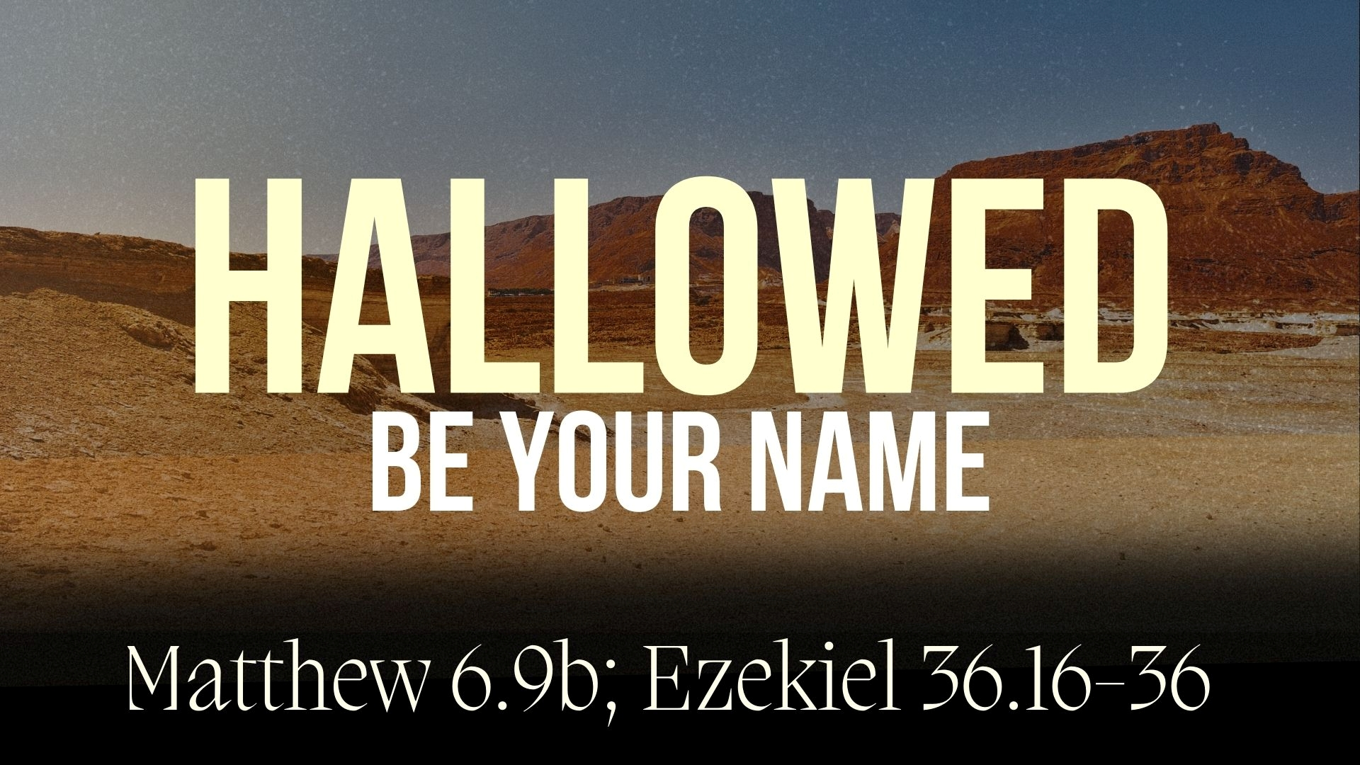 On Earth As It Is In Heaven