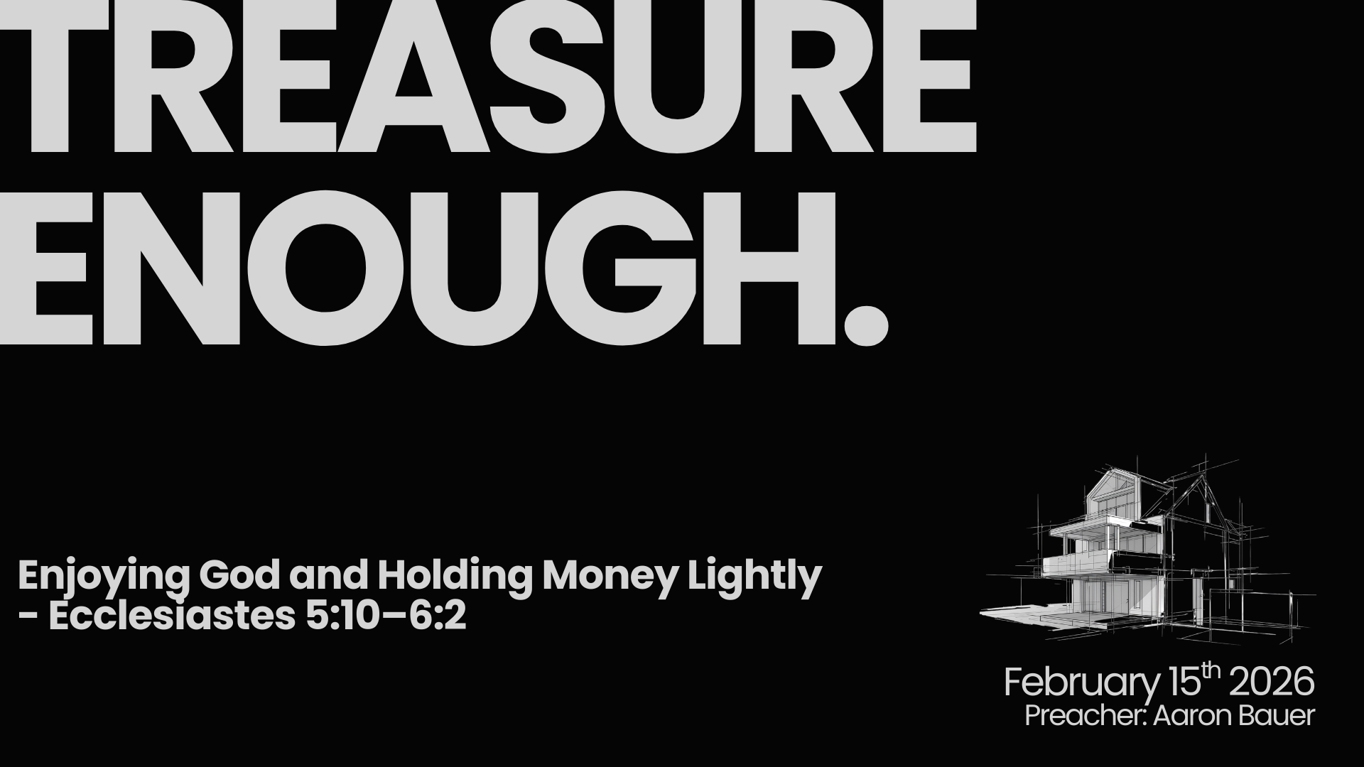 Treasure Enough: Enjoying God and Holding Wealth Lightly