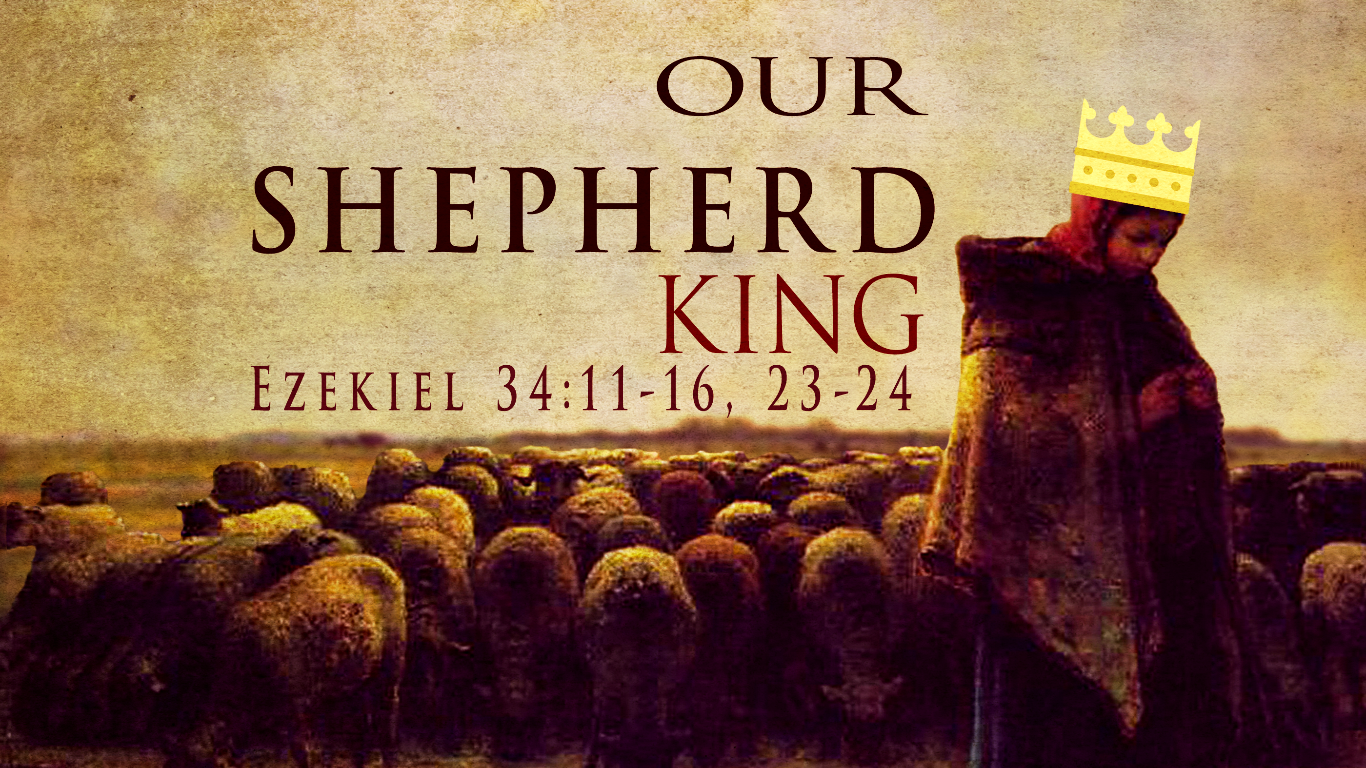 Ezekiel 34 11-16, 23-24 Our Shepherd King - Logos Sermons