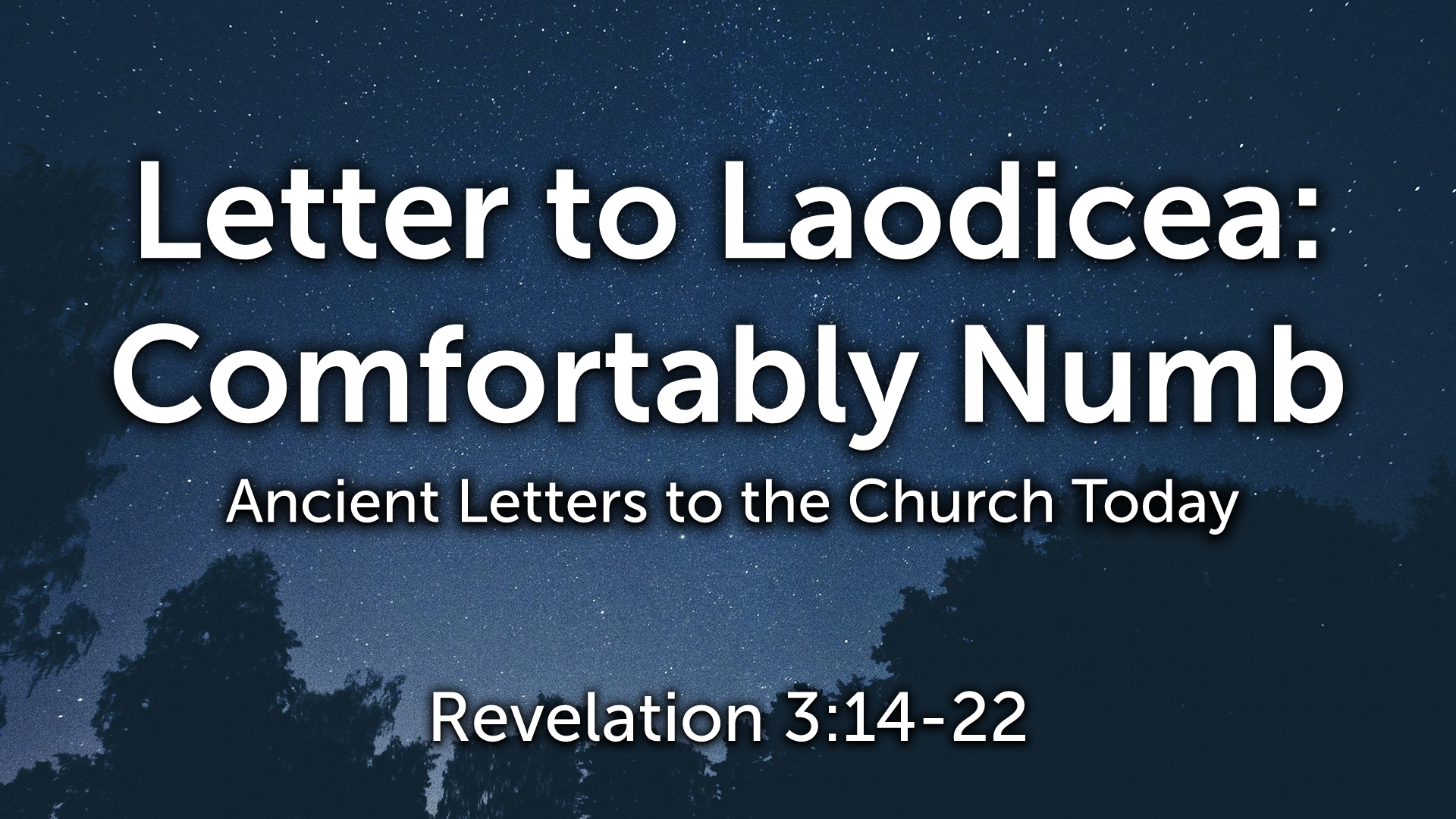 Ancient Letters to the Church Today: Letter to Laodicea