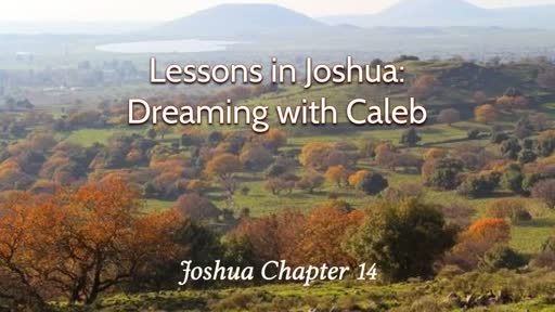 Lessons in Joshua:  Dreaming with Caleb