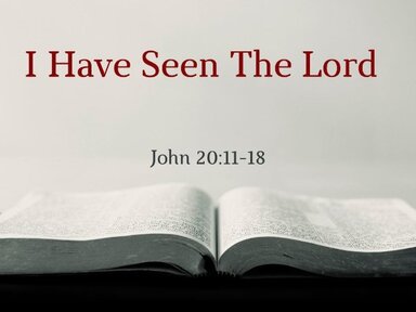 4/12/26 - I have seen the Lord - Jon Haley