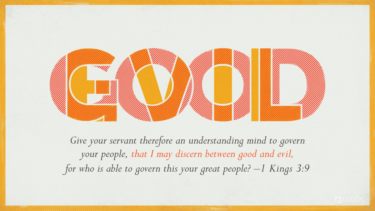Verse art for 1 Kings 3:9