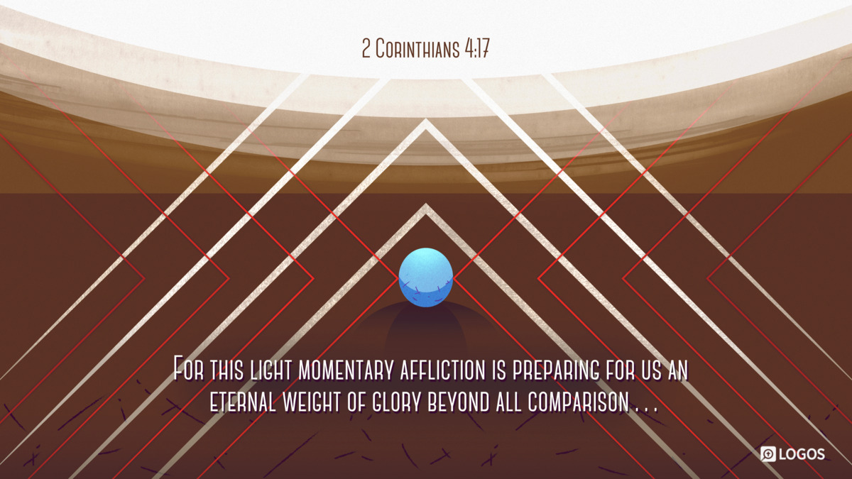 Verse art for 2 Corinthians 4:17