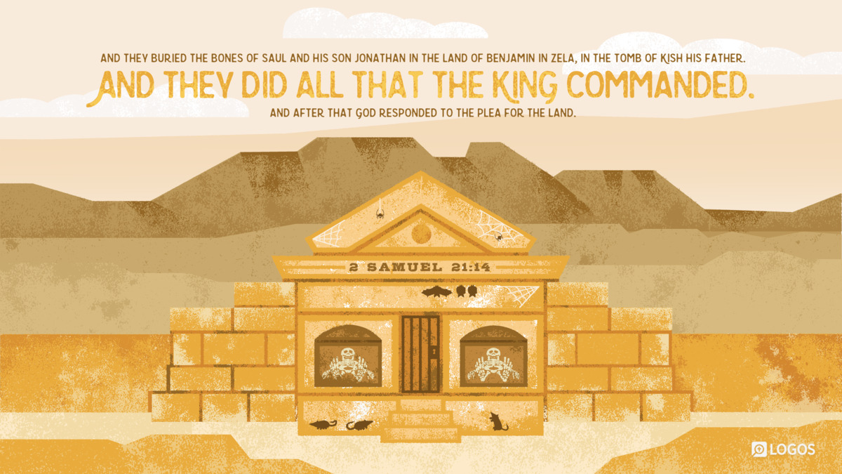 Verse art for 2 Samuel 21:14