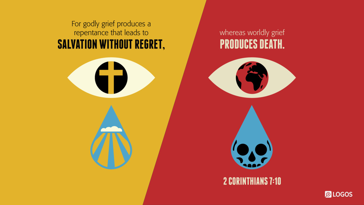 Verse art for 2 Corinthians 7:10