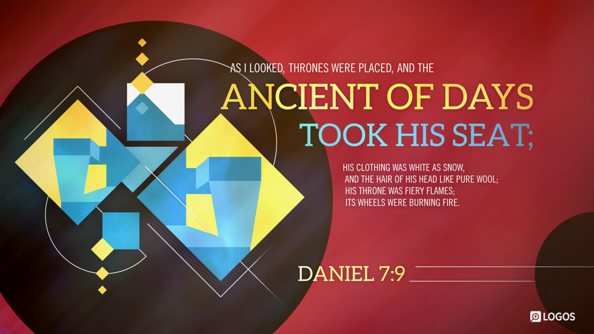 Verse art for Daniel 7:9