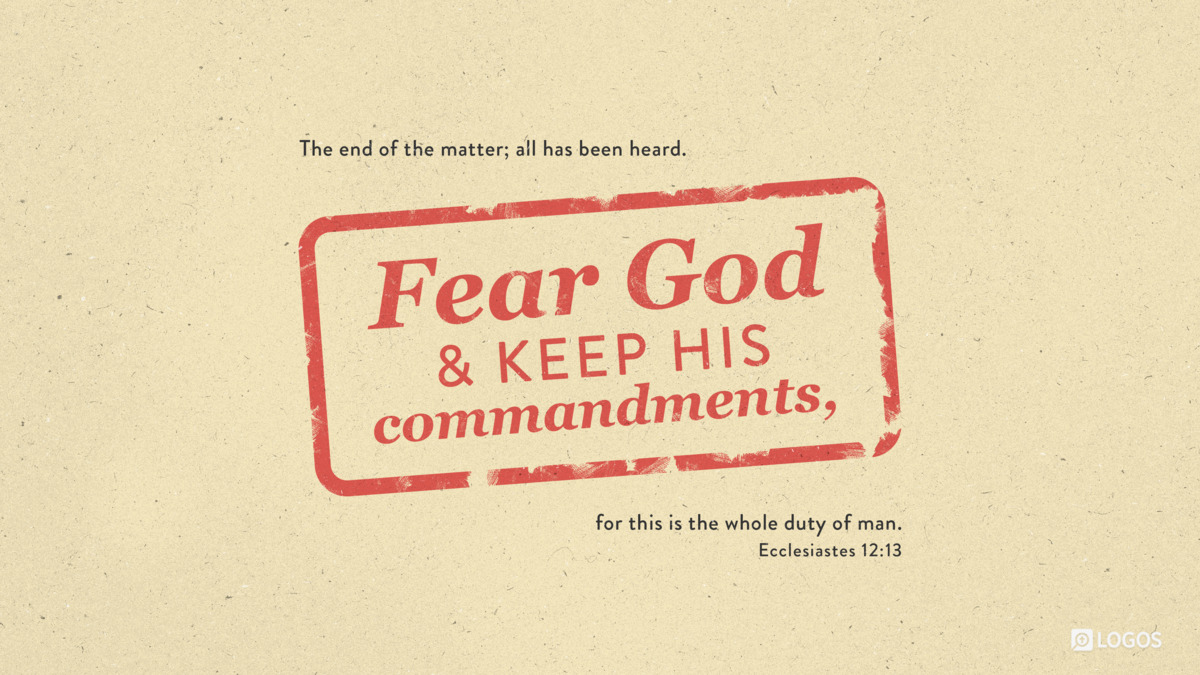 Verse art for Ecclesiastes 12:13