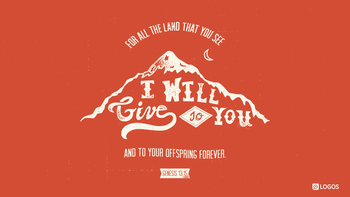Verse art for Genesis 13:15