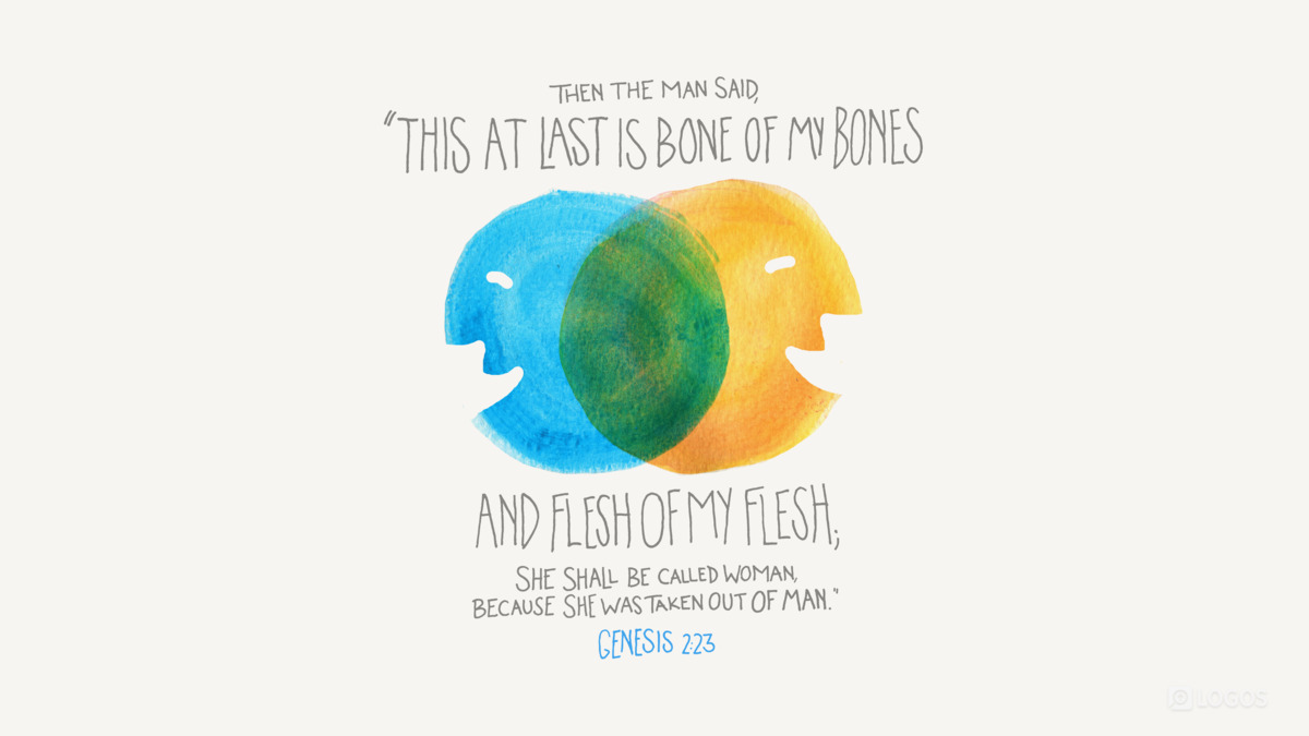 Verse art for Genesis 2:23