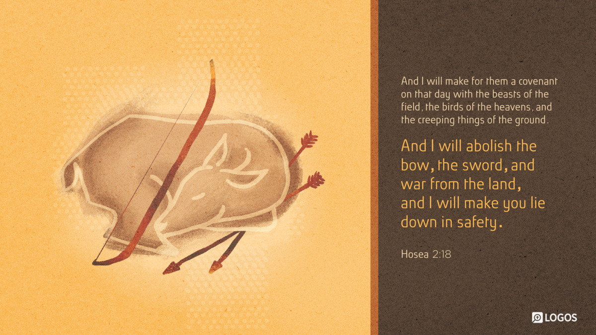 Verse art for Hosea 2:18
