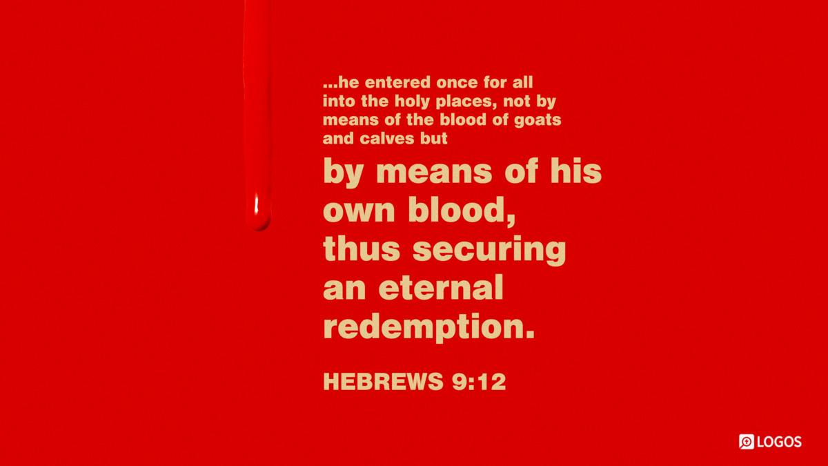 Verse art for Hebrews 9:12