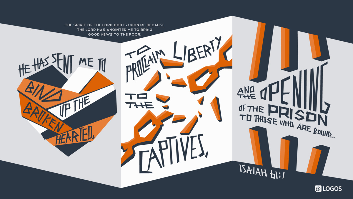 Verse art for Isaiah 61:1