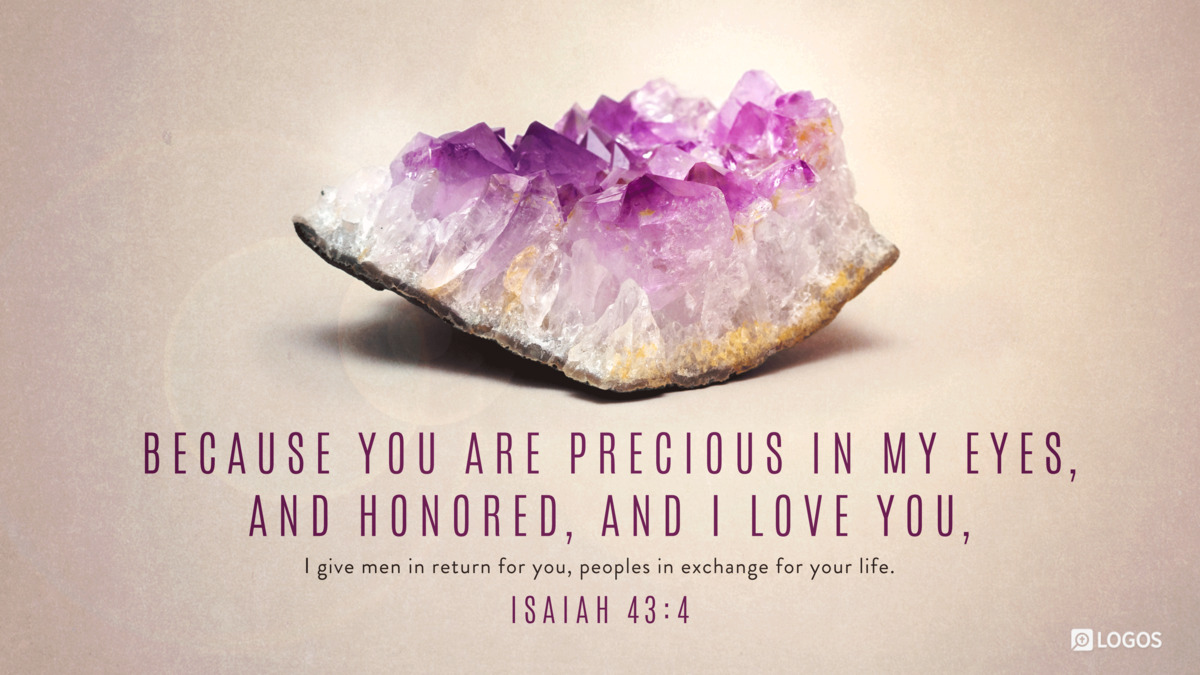 Verse art for Isaiah 43:4