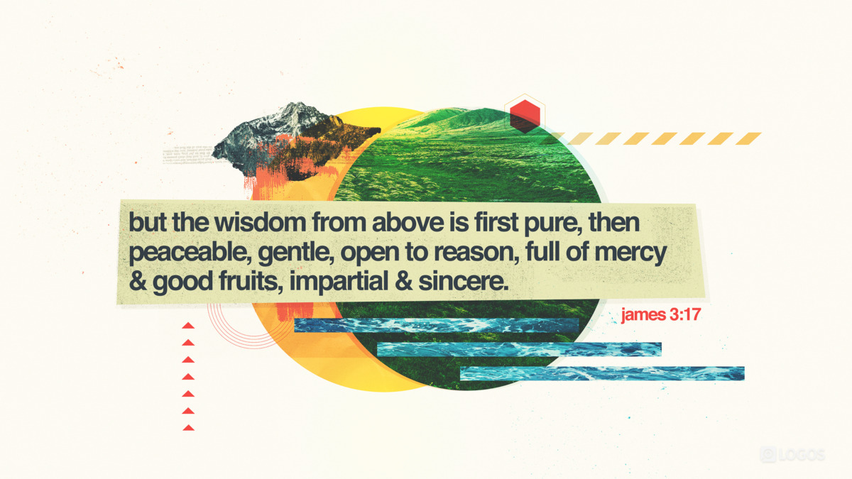 Verse art for James 3:17