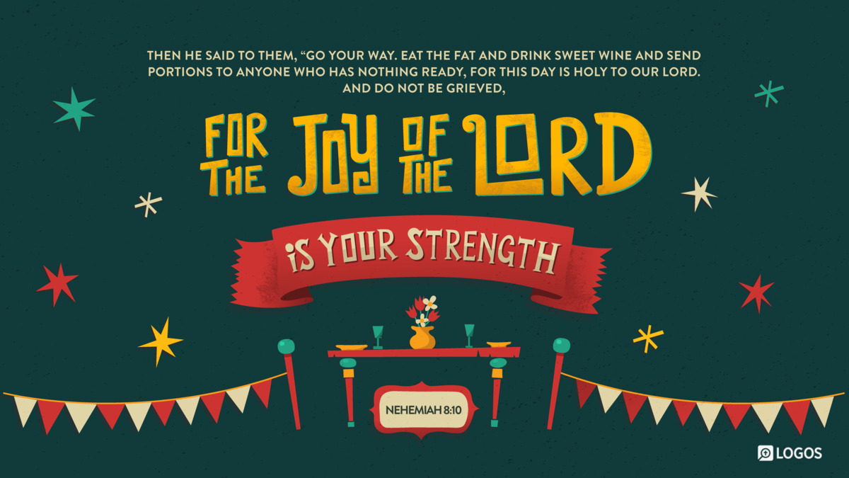 Verse art for Nehemiah 8:10