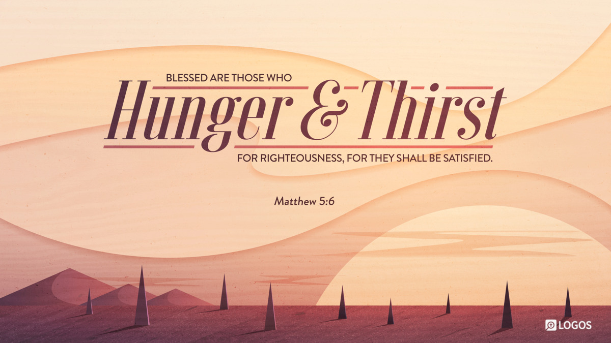 Verse art for Matthew 5:6