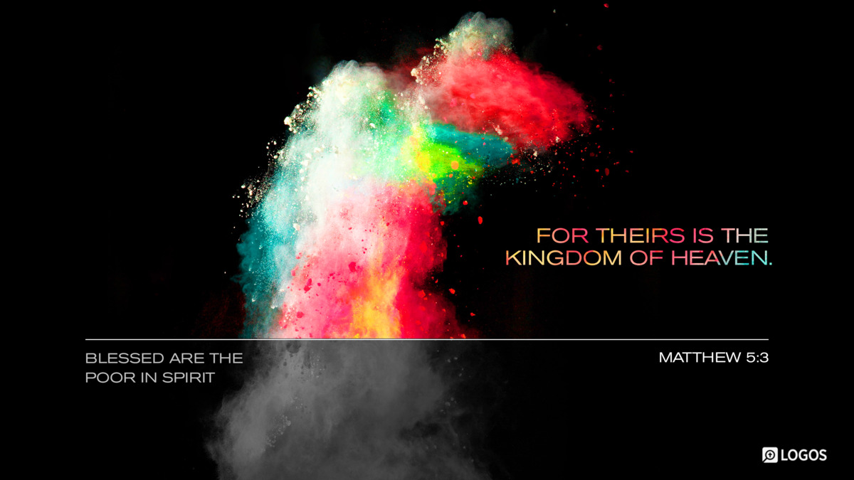 Verse art for Matthew 5:3