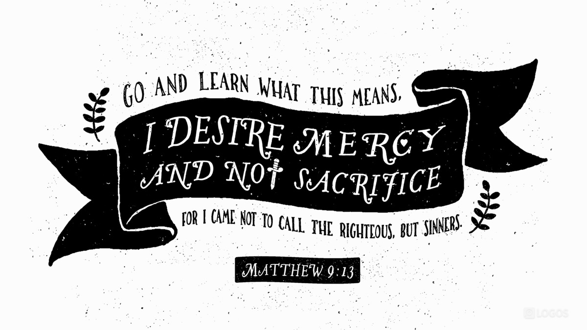 Verse art for Matthew 9:13