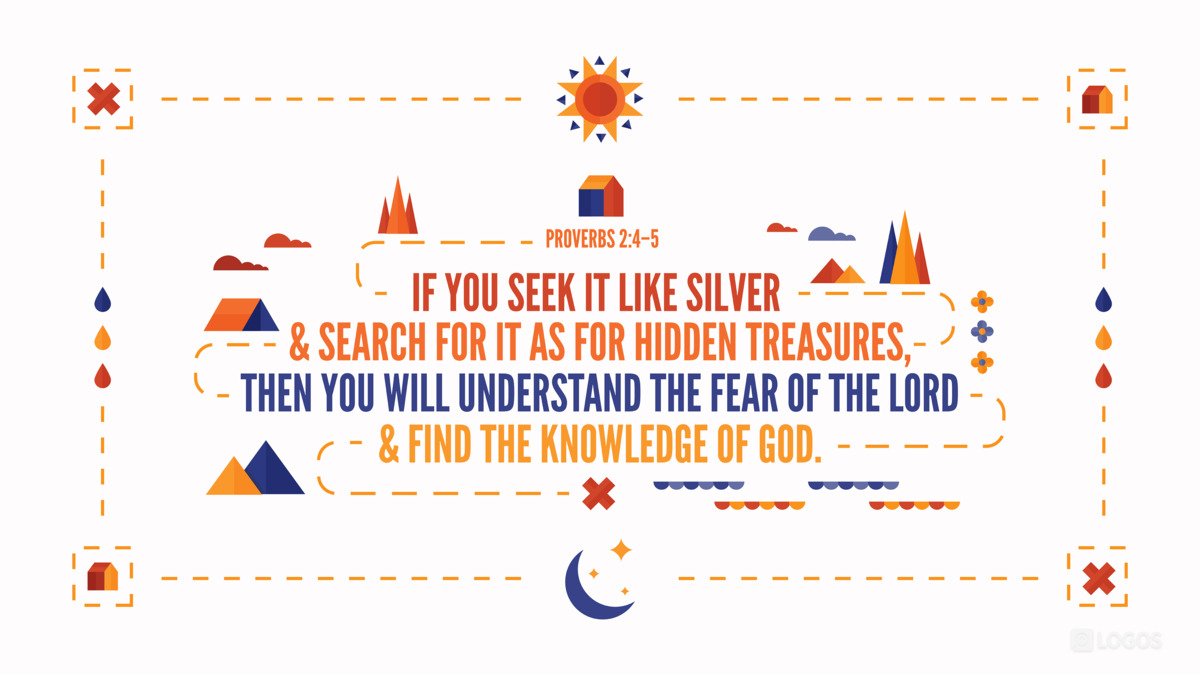 Verse art for Proverbs 2:4–5