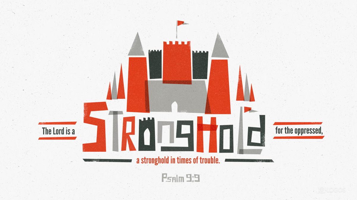 Verse art for Psalm 9:9