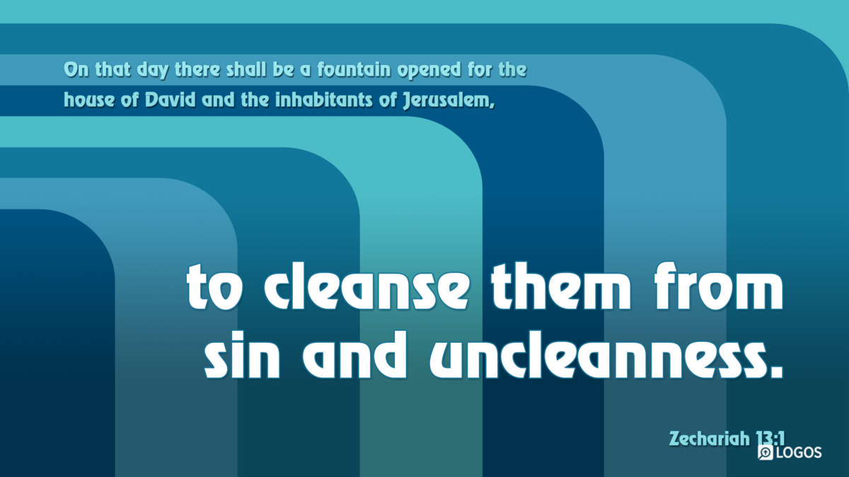 Verse art for Zechariah 13:1