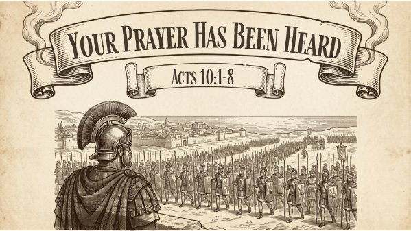 May 10, 2026 - Your Prayer Has Been Heard | Acts 10:1-8 | Mother's Day | Bennettes' Vows