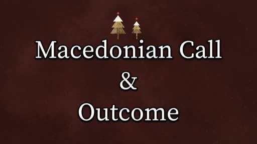 Macedonian Call For Aid Definition