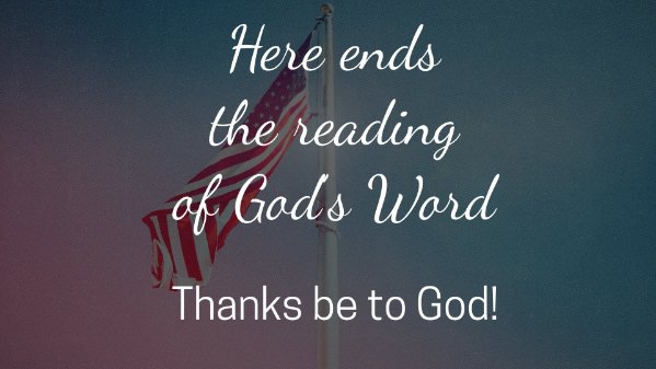 05/31/26, Matthew 28:16-20, Peter Gammell - Trinity Sunday